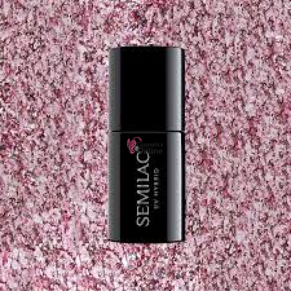 Oja UV Semilac 294 roz Rose Pink  Shimmer 7 ml